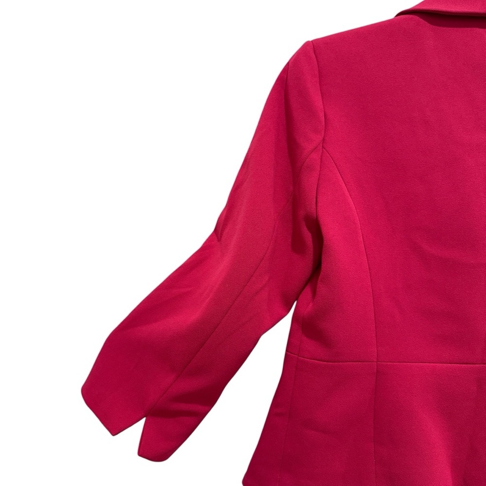 NWT Le Suit Shawl-Collar Jacket & Sheath Dress Suit Set Career Office Pink Sz 6 - Picture 6 of 14